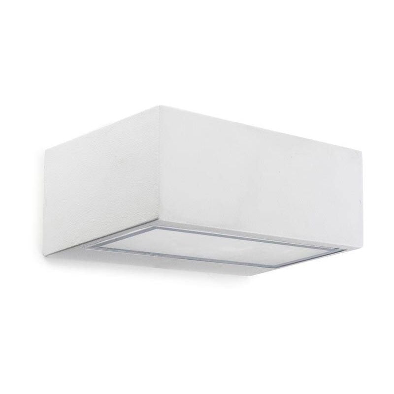 Nemesis Aluminium - Applique murale d'extérieur à 1 lumière blanche IP44 - Leds-c4