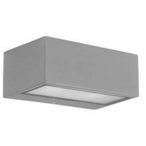 LEDs C4 Nemesis LED 70x170mm Outdoor LED Up Down Hellgrau, Opal IP65 10.5W 2700K