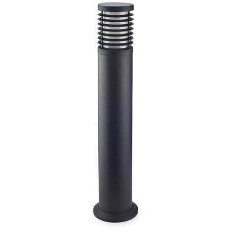 Leds-C4 Nott - Grande borne d'éclairage extérieure à 1 ampoule noire IP65, E27