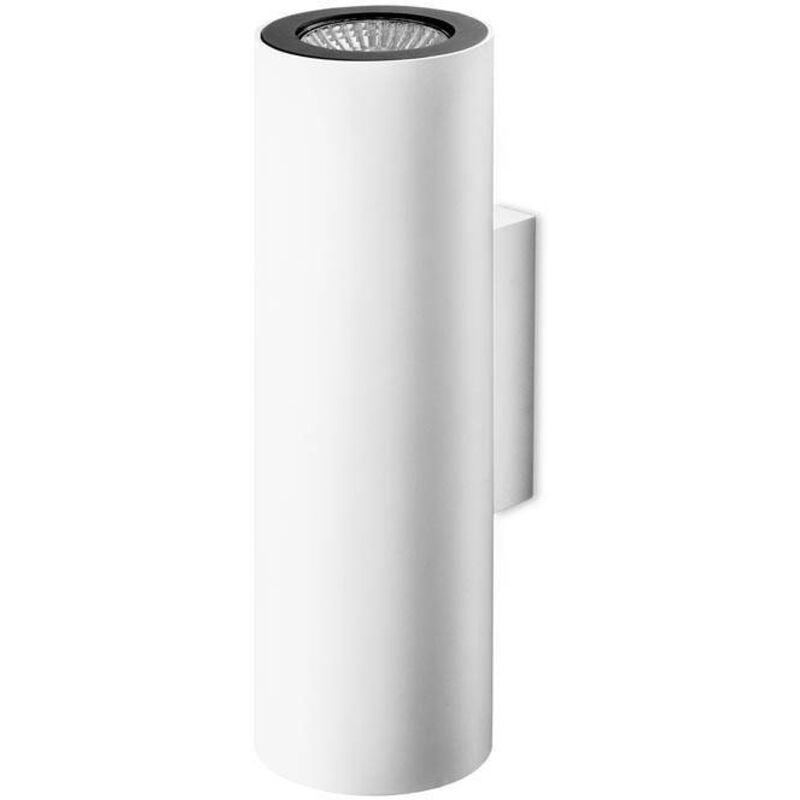 Pipe - 2 Light Up & Down Applique Bianco, Nero, GU10 - Leds-c4