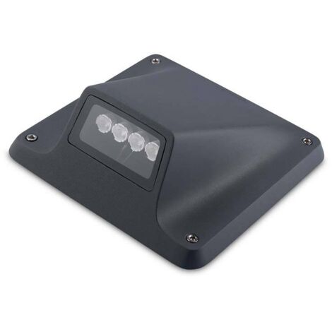 Leds-C4 Rexel - Lampadaire Extérieur LED Extérieur Gris Urbain 296lm 3000K IP67