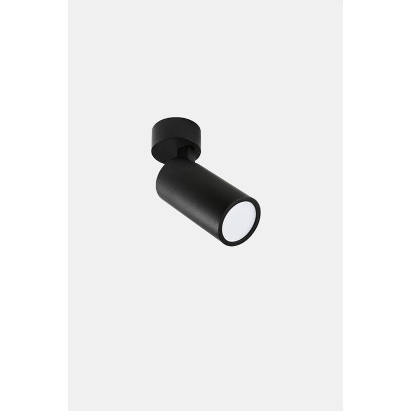 Leds C4 Semplice faretto singolo nero GU10