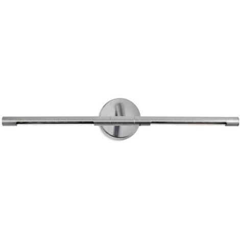 Leds-C4 Siena - Applique murale à LED Medium Picture Nickel satiné