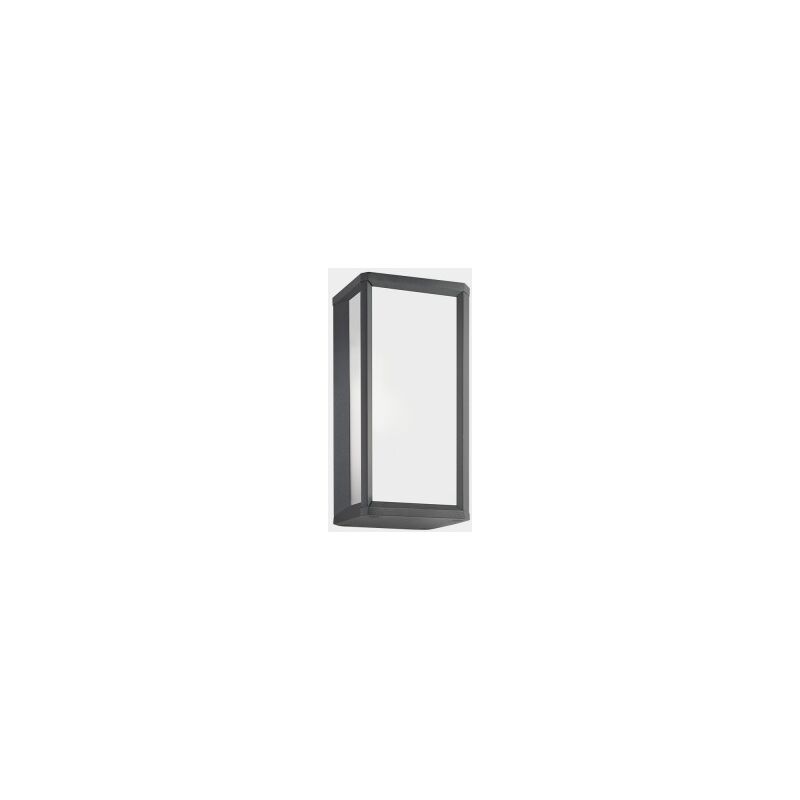 Image of Leds C4 Skat Mini Outdoor led Mini Box Lanterna da parete Urban Grey, White IP65 9W 2700K