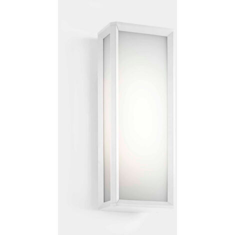 LEDS C4 Skat Outdoor LED Box Lanterne Murale Blanc, Blanc IP65 21.8W 2700K