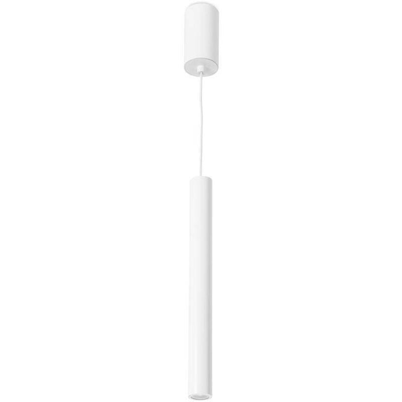 Stylus - Lampada a sospensione a soffitto super sottile in alluminio tubo bianco da 3 cm - Leds-c4