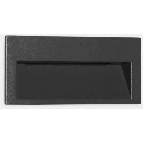 LEDS C4 Tiny Short Outdoor LED Encastré Applique Murale Petite Urban Gris IP65 1.9W 3000K