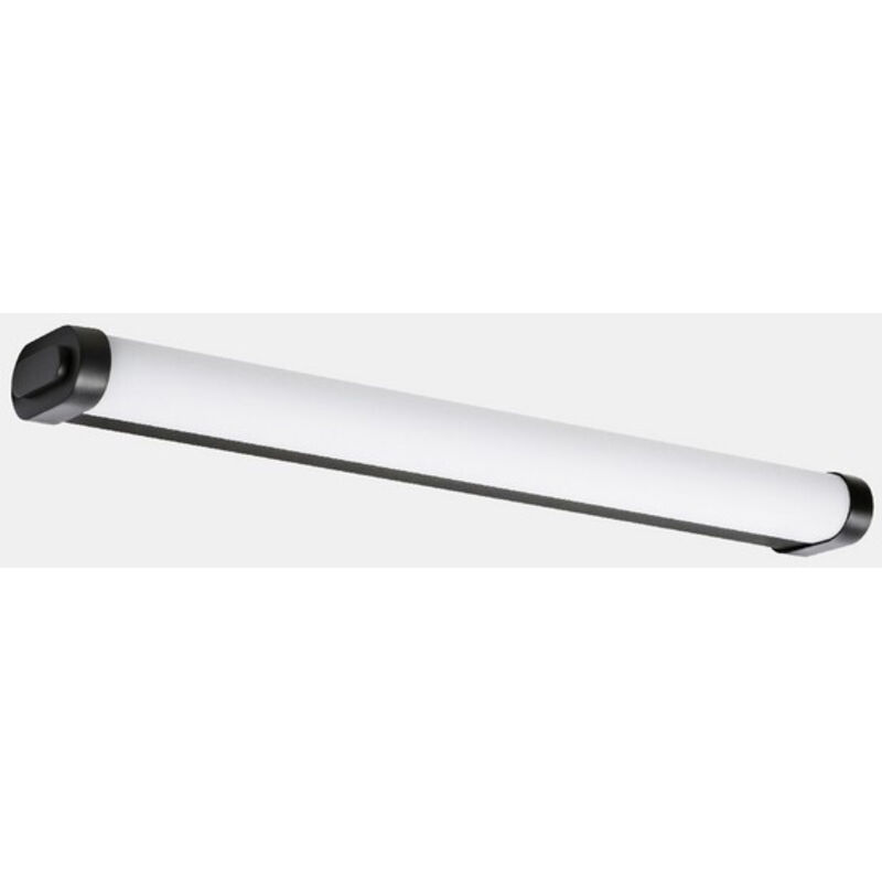 Leds C4 Toi led Medium led Baño sobre espejo Light Medium Negro IP44 13.4W 3000K