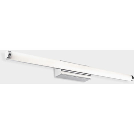 Leds-C4 Toilet Slim - Aplique LED para baño Cromo 2010lm 3000K IP44