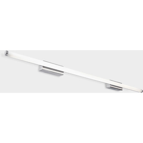 Leds-C4 Toilet Slim - Aplique LED para baño Cromo 3540lm 3000K IP44