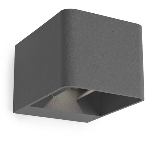 Leds-C4 Wilson - Applique LED Up Down da esterno Urban Grey 855lm 2700K IP65
