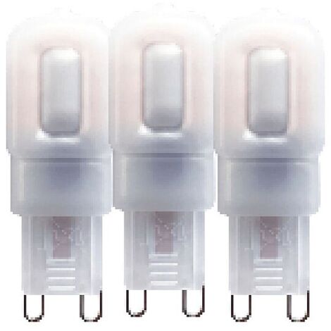 LED's light LED SMD Leuchtmittel - Kapsel G9, 2.5W, 2700K, Gefrostet, 270° - 3er Pack - 240 lm