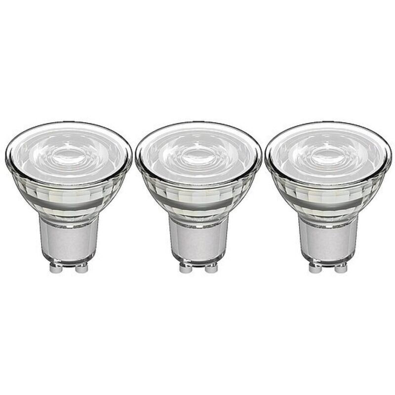 LED's light LED SMD Leuchtmittel - Spot MR16, GU10, 4W, 2700K, Klar 36° - 345 lm - 3er Pack