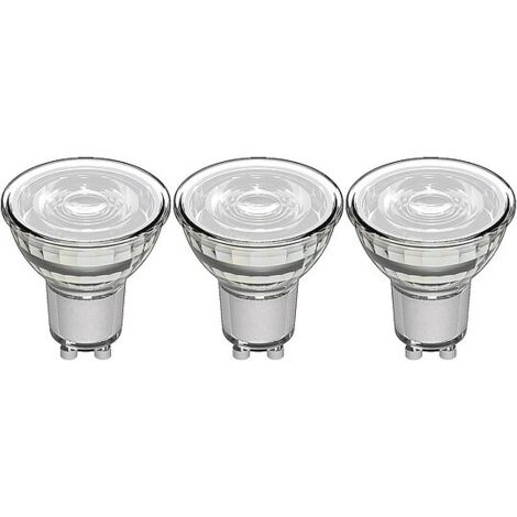 LED's light LED SMD Leuchtmittel - Spot MR16, GU10, 4W, 4000K, Klar 36° - 345 lm - 3er Pack