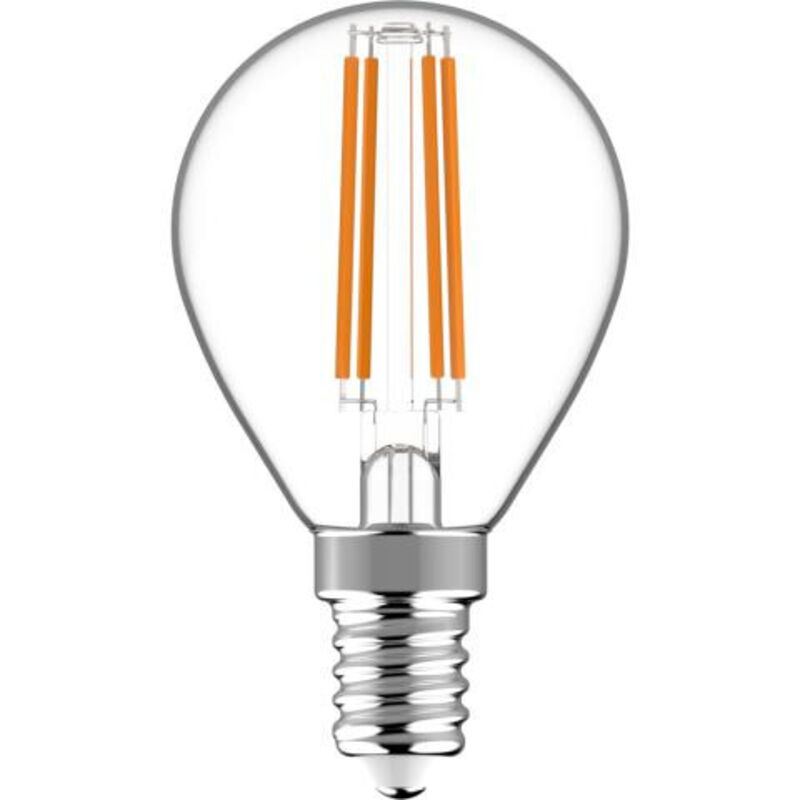 LED's light LED Filament Leuchtmittel - Tropfenlampe G45, E14, 4,5W, 2700K, Klar 330° - 470 lm