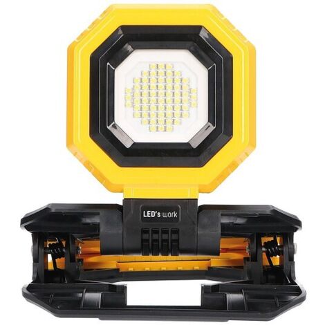 LED's work LED Akku Arbeitsleuchte - mit Gerüstklemme - 1500 lm