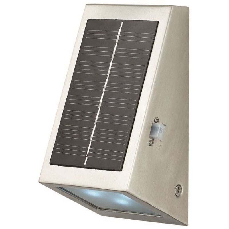 

LEDS·C4 Aplique Karen Solar Led 0.4 Blanco Frío - 6000K Pulido Arenado Ip44 - blanco frio