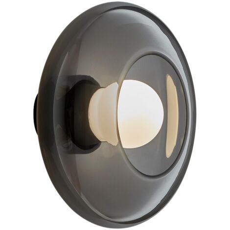 LedsC4 Applique Trip Glass E14 9W Noir