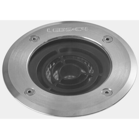 LedsC4 Encastrés De Sol Ip65-Ip67 Kay Ø125Mm Led 10W Blanc Chaud - 3000K On-Off Aci