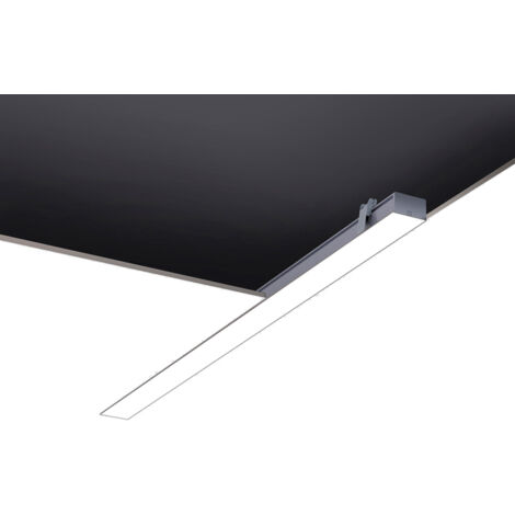 LedsC4 Infinite - Downlight LED Empotrable y 3710lm con Luz Neutra 4000K. Diámetro 5cm. Estructura de Aluminio. Uso Interior IP44. Color Gris