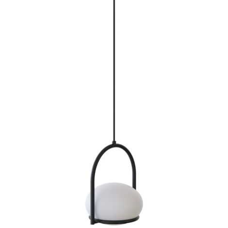 LedsC4 Lampada a Sospensioni Coco Single E14 9W Nero