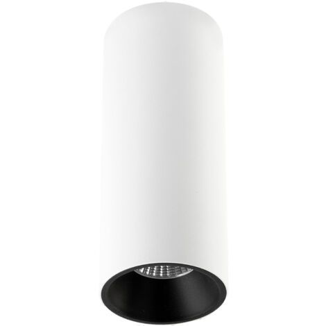 LedsC4 Play - Foco de Techo LED 8W y 517lm con Luz Cálida 2700K. Diámetro 7.3cm. Estructura de Aluminio. Uso Interior IP23. Color Blanco
