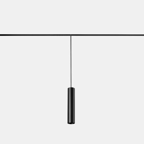 LEDS·C4 Vela bajo voltaje con luz led en blanco cálido 2700k en color negro