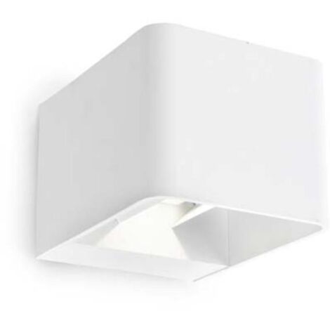 LedsC4 Wilson - Applique Murale LED 10.2W et 623lm avec Blanc Chaud 3000K. Diamètre 11cm. Structure en Aluminium. Usage Extérieur IP65. Coloris Marron, mate