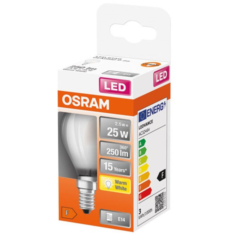 Ledsclp25 18w/827 230v Gfr E14 6x Osram - Ledvance Gp
