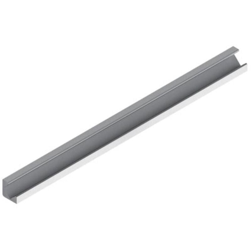 Toolland - ALU-45 - profilé en aluminium pour ruban led - profilé angulaire 45° - aluminium anodisé - argent - 2 m
