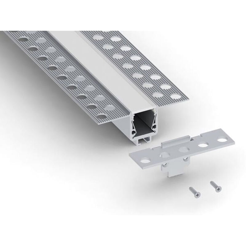 Embout pour profilé de plaque de plâtre RSL15 us, sans trou de câble - 1 pc velleman EC-RSL15US-H3