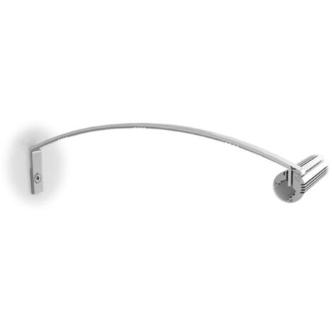 LEDsON MONTAGEBÜGEL FÜR DAS LED-ALUMINIUMPROFIL 'ALU-ROUND' - FÜR SCHRANK - SILBER