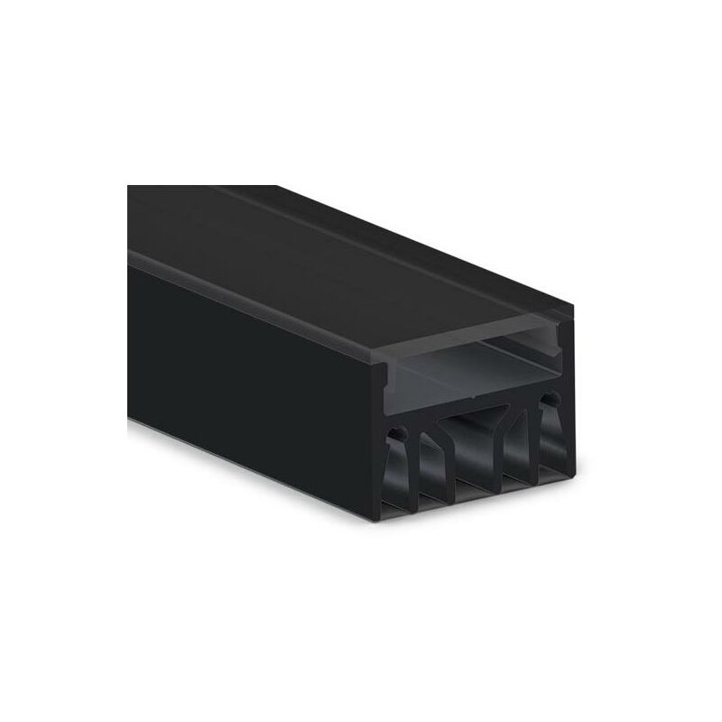 Ledson - profilé pour ruban led - haute performance - 2 m - noir - qualité premium