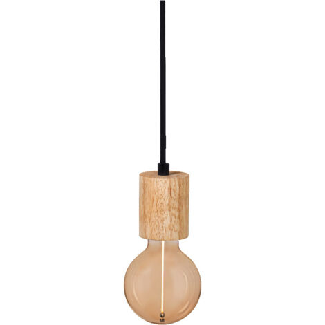 LEDVANCE - 1906 suspension vintage E27 Cylindre bois