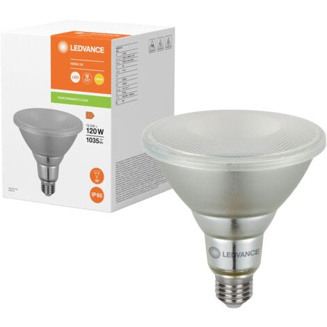 LEDVANCE LED-Reflektorlampe E27 13,5W F 2700K ws 1035lm kl 30° AC Ø122x134mm 220-240V