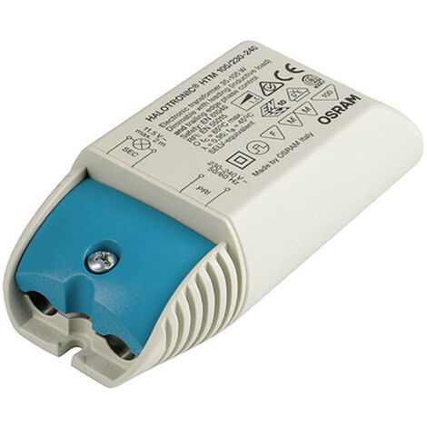 LEDVANCE 461105 Halogen Transformator 12 V 35 - 105 W dimmbar mit Phasenabschnittdimmer, dimmbar mi