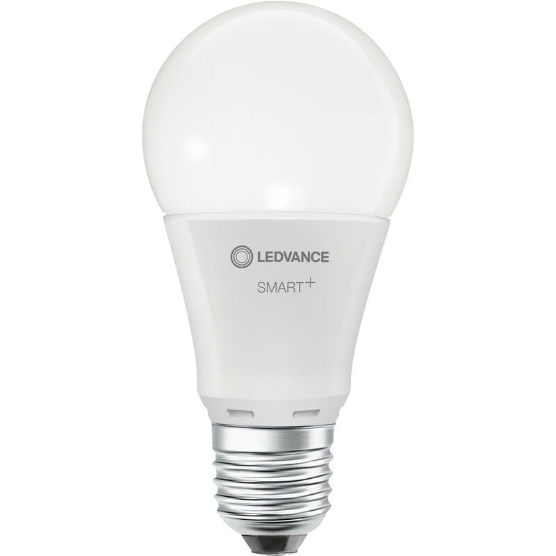Ampoule led intelligente avec technologie ZigBee, E27-base, optique mate ,Blanc chaud (2700K), 806 Lumen, Remplacement de la traditionnelle