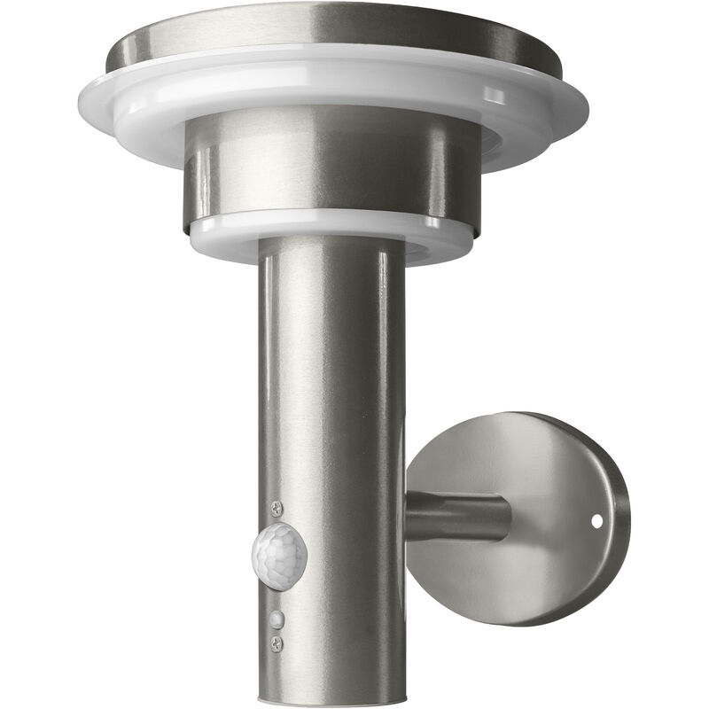 Applique murale solaire à double cercle Endura Style, acier inoxydable, 6 w, acier, taille unique - Ledvance