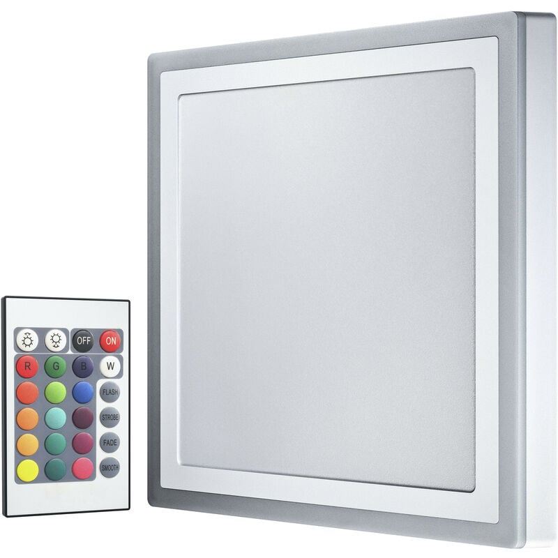 Applique - plafonnier led couleur + blanc Carré - Ledvance