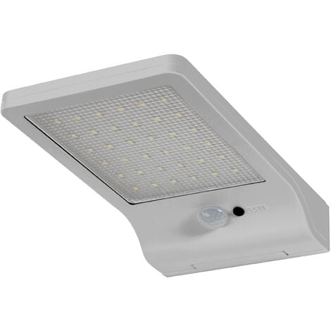 LEDVANCE Applique solaire extérieure LEDVANCE 3 W blanc froid argent