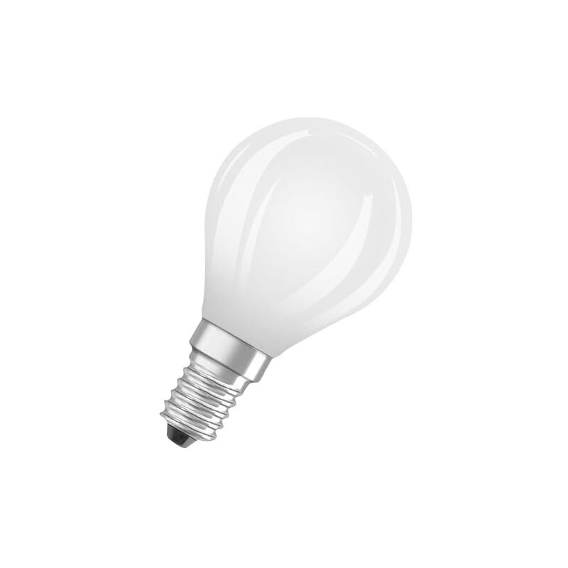 Classic led E14 boule filament dépolie 5.9W 806LM - 827 blanc très chaud dimmable - équivalent 60W - Ledvance