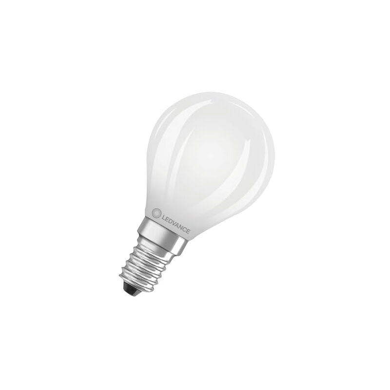 Ledvance classic led E14 poire filament dépolie 5.5W 806LM - 827 blanc très chaud équivalent 60W 4099854062261