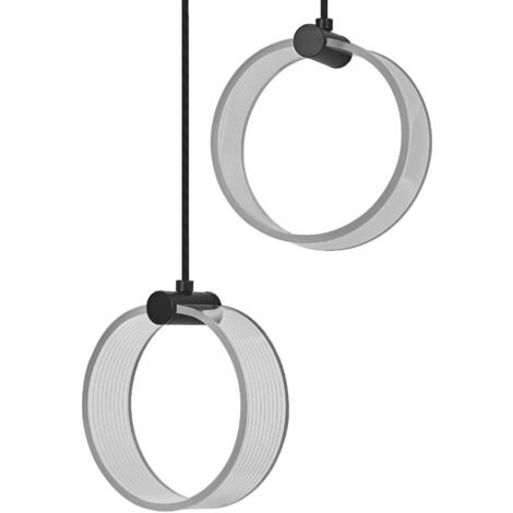 LEDVANCE Décor Circle 2XSuspension PL 14W Click CCT Noir