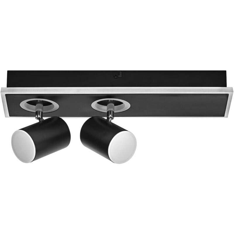 Decor spot mars 29W, 985lm, noir, spot, têtes réglables, utilisation polyvalente, spot intérieur, lumière chaude, optique de haute qualité, montage