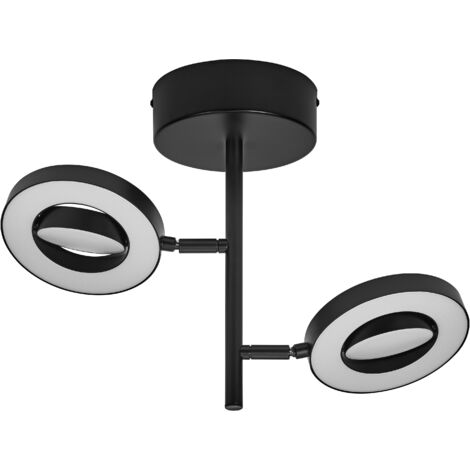 LEDVANCE DECOR SPOT SATURN, 21W, 465lm, schwarz, Spotleuchte, verstellbare Köpfe, vielseitig anwendbar, Innenraumspot, 3-stufige Farbtemperaturregulierung, hochwertiges Gehäuse