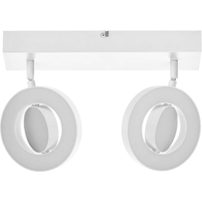 Decor spot saturn 21W, 610lm, blanc, spot, têtes réglables, utilisation polyvalente, spot intérieur, régulation de la température de couleur à 3