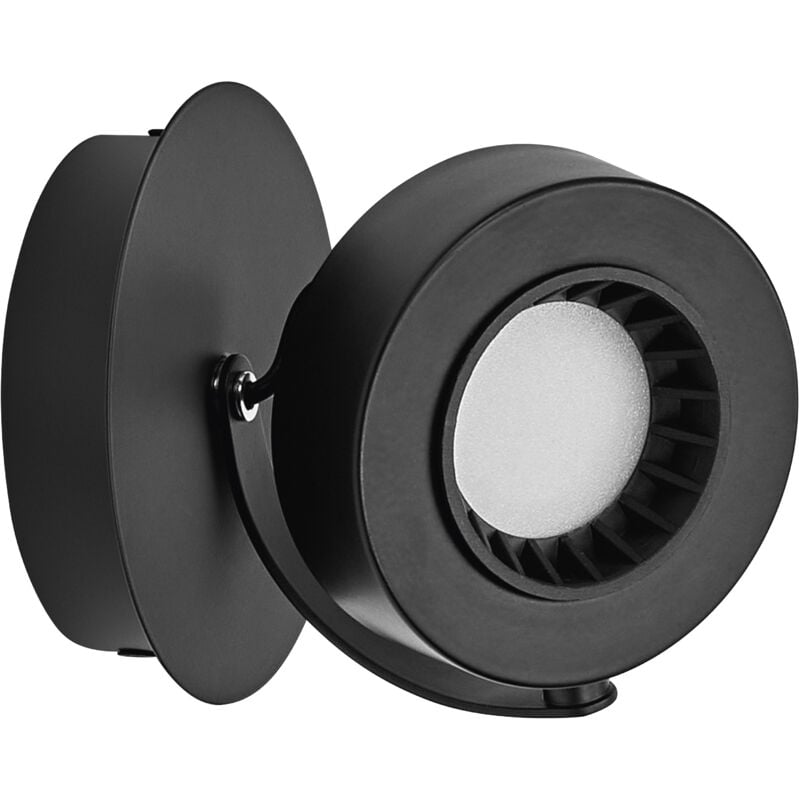 Decor spot venus 5,5W, 210lm, noir, spot, têtes réglables, utilisation polyvalente, spot intérieur, lumière chaude, optique de haute qualité, montage