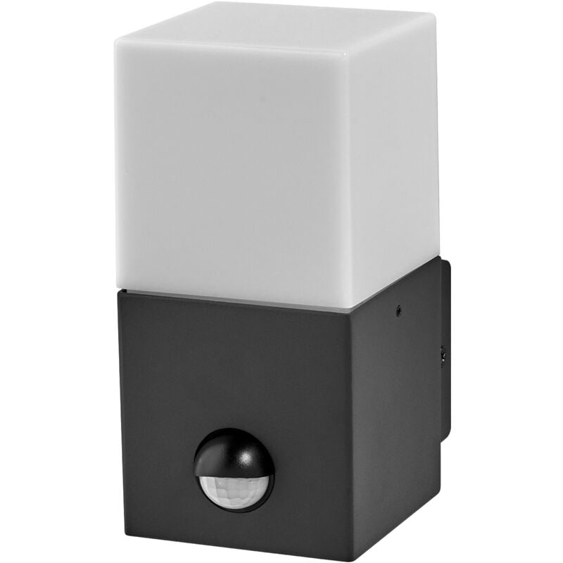 Ledvance - endura classic figo sq w sen Applique extérieure, gris foncé, aluminium, installation rapide et facile, classe de protection IP44,