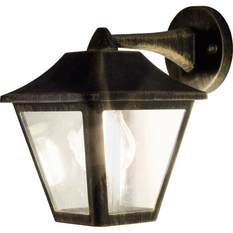 LEDVANCE ENDURA® CLASSIC TRADITIONAL ALU L 4058075206168 Außenwandleuchte  LED E27  Schwarz, Gold