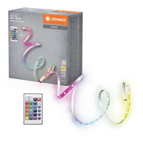 LEDVANCE FLEX 3M RGB 4099854095429 LED-Streifen-Basisset   230 V 3000 mm Warmweiß  1 St.